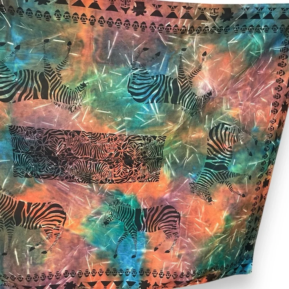 Handmade Tablecloth Africa Zebra Tablecloth Dyed‎ Rectangular 75